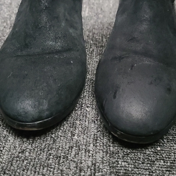 Madewell Charley Collar-Stud Style Suede Booties 8 - Picture 10 of 11